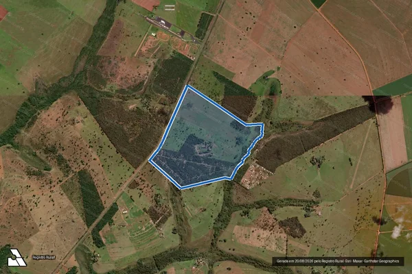 Imagem de satélite de FAZENDA DO DOURADINHO - Parte 2 em Uberlândia - MG