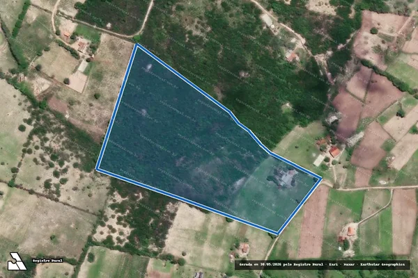 Imagem de satélite de SITIO FURNAS - Parte 1 em Areial - PB