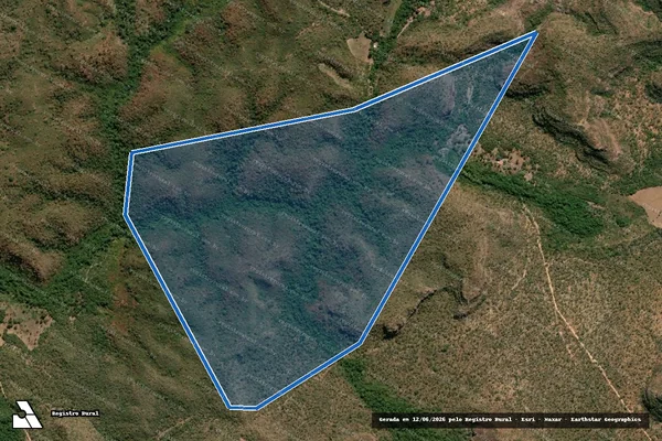 Imagem de satélite de FAZENDA SÃO FÉLIX  - R.3/480 em Ribeiro Gonçalves - PI