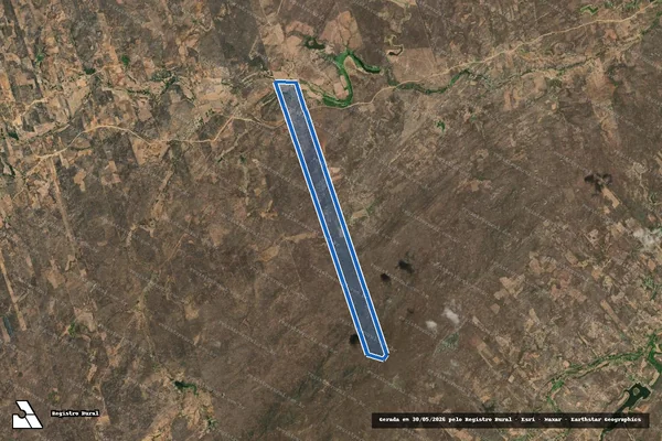 Imagem de satélite de FAZENDA CAIRARA ALMAS em Boa Viagem - CE