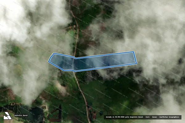 Imagem de satélite de Fazenda Serra dos Ventos - Sítio Serra dos Ventos (Parcela 09) em Bonito - PE