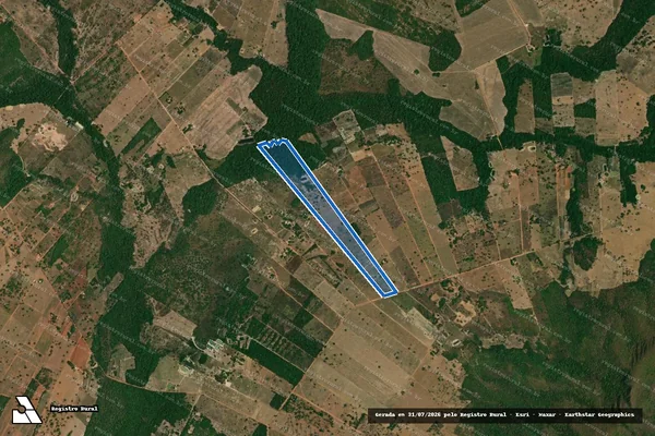 Imagem de satélite de GLEBA RESISTENCIA ? DESMEMBRAMENTO - Lote-65 em Santo Antônio de Leverger - MT