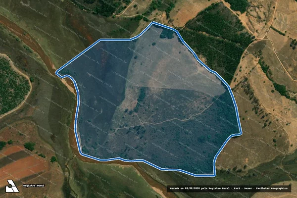 Imagem de satélite de Sitio Jacare - Parcela 1 em Oliveira - MG