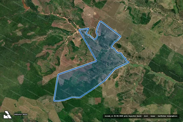 Imagem de satélite de Fazenda Esperantina - Parcela 1 em Paulo Ramos - MA