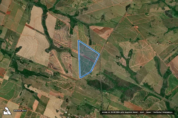 Imagem de satélite de Fazenda Camargo  Anchieta - Parcela 1 em Clementina - SP