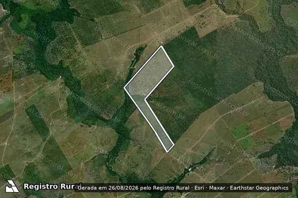 Imagem de satélite de FAZENDA BATALHA II - 001 em Abel Figueiredo - PA