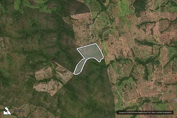Imagem de satélite de PA DONA HILDA em Montividiu do Norte - GO