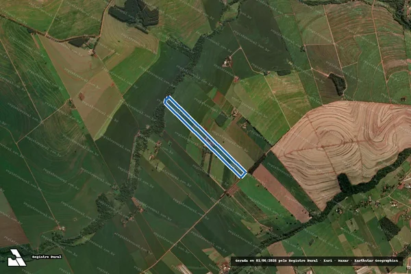 Imagem de satélite de Lote n° 111 ? Remanescente - Parte 1 em Astorga - PR