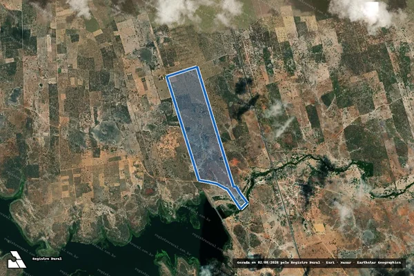 Imagem de satélite de FAZENDA BEIRA RIO - GLEBA em Capim Grosso - BA