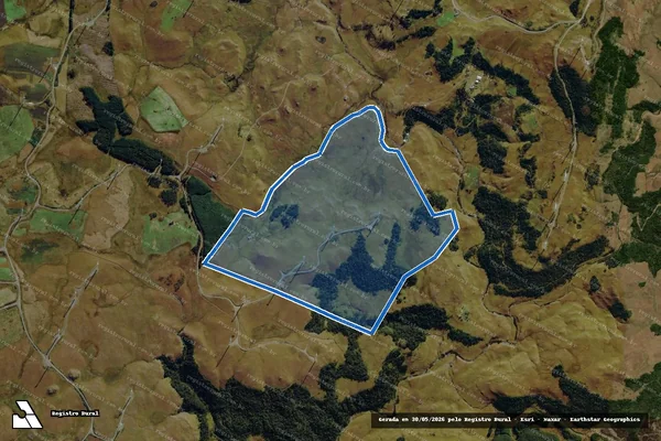 Imagem de satélite de Fazenda Tijucas - GLEBA1 em Bom Jardim da Serra - SC
