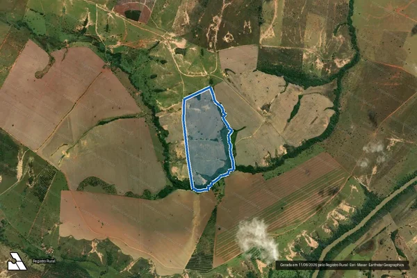 Imagem de satélite de Fazenda Gerais - Parte 1 em Dores do Indaiá - MG