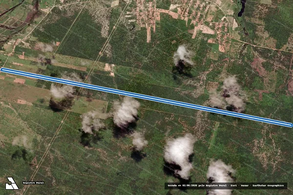 Imagem de satélite de FAZENDA MARIA DE LOURDES - Parte 2 em Ipanguaçu - RN