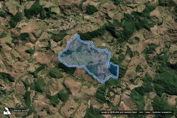 Imagem de satélite de ÁGUA LIMPA - ÁGUA LIMPA em Mariana - MG