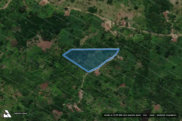Imagem de satélite de SITIO BACUPARI - Parte 1 em Alagoa Nova - PB