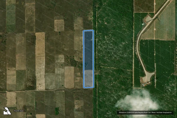 Imagem de satélite de PROJETO DE ASSENTAMENTO SÃO JOSÉ DO PEDREGULHO - LOTE 89 - Parte 1 em Ceará-Mirim - RN