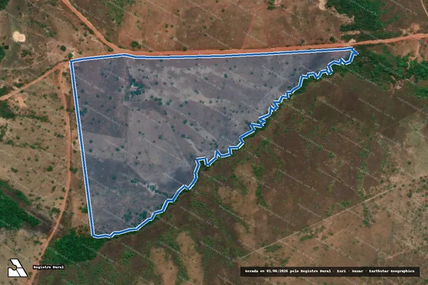 Imagem de satélite de LOTE 09, P.A SANTA RITA II - Parte 1 em Goianorte - TO