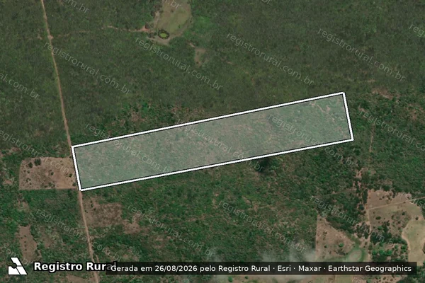 Imagem de satélite de PROJETO DE ASSENTAMENTO PASSAGEM DO JUAZEIRO -  LOTE 60 - Parte 1 em Senador Elói de Souza - RN
