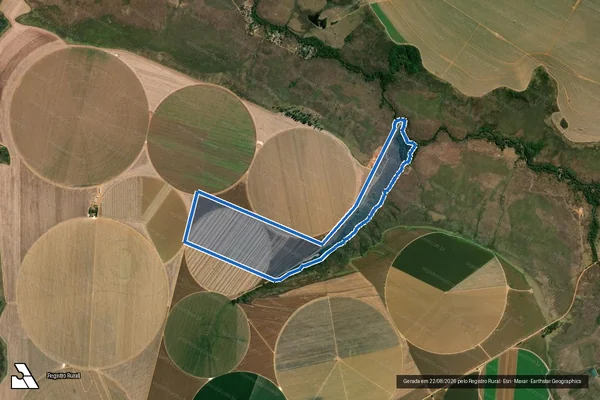 Imagem de satélite de FAZENDA HARMONIA III - 001 em Uberaba - MG