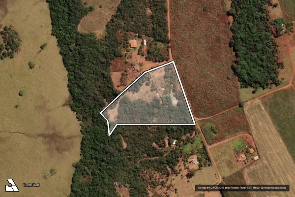 Imagem de satélite de SANTA RITA DOS TAVARES - Parte 2 em Vianópolis - GO