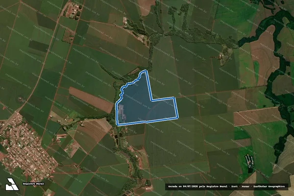 Imagem de satélite de GLEBA 04 ? MEMORIA ? LOTE A - Parte 1 em Assis Chateaubriand - PR