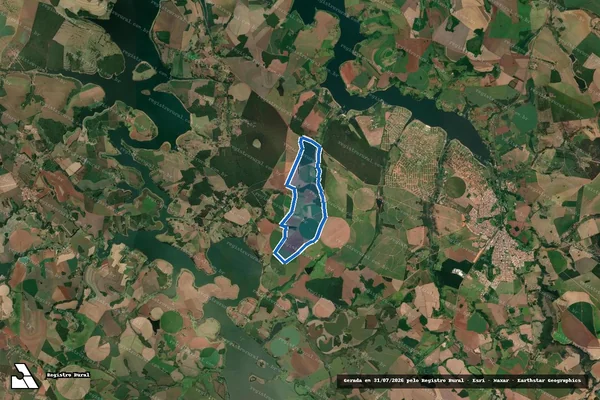 Imagem de satélite de Fazenda Lagoa do Alto - PARTE 1 em Itaí - SP