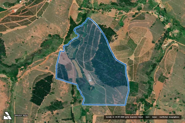 Imagem de satélite de Sítio Oliveira - Parte 1 em Inhapim - MG