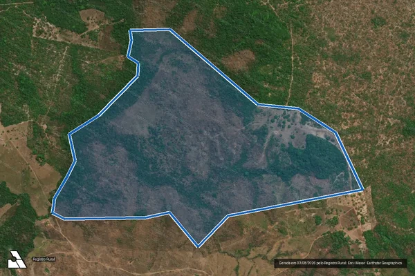 Imagem de satélite de Fazenda Boa Nova - Fazenda Mangueira em Carolina - MA