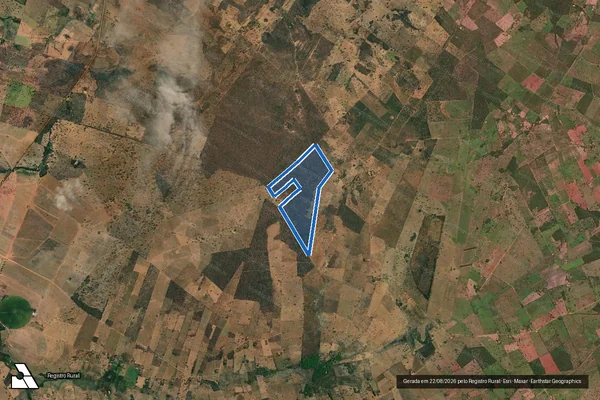 Imagem de satélite de FAZENDA CABECEIRA DA VARGEM - Parte 1 em São Francisco - MG