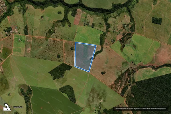 Imagem de satélite de Fazenda São Ramão - Parte 1 em Coronel Sapucaia - MS