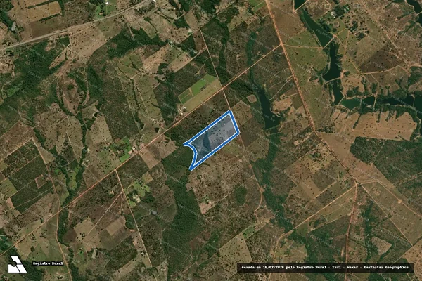 Imagem de satélite de Lote 020 - PA Estrela do Oriente - 020 em Poconé - MT