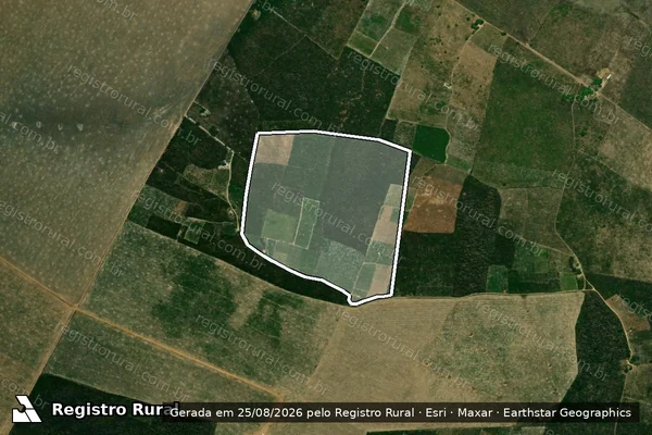 Imagem de satélite de Fazenda Rafael / Parte 1