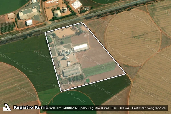 Imagem de satélite de FAZENDA SANTA JULIANA LUGAR DENOMINADO CAPIÚ em Santa Juliana - MG