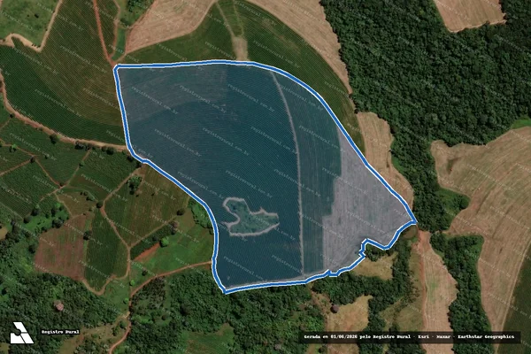 Imagem de satélite de Fazenda Fortaleza - Gleba 03 em Capetinga - MG