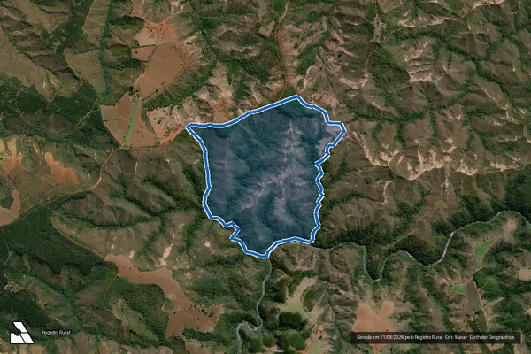 Imagem de satélite de FAZENDA SAO JOSE em São Roque de Minas - MG