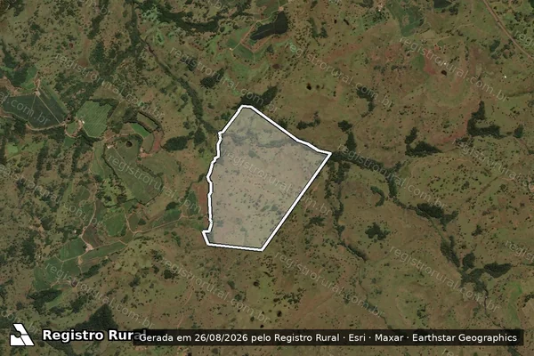 Imagem de satélite de Fazenda Agua Buena, Bentinho, Ilha e Santa Rita - AREA 6 em São Joaquim - SC