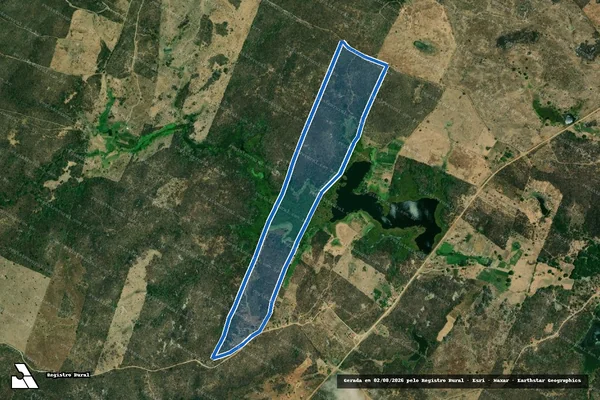 Imagem de satélite de Pereiros 2 - Parte 2 em Itaporanga - PB