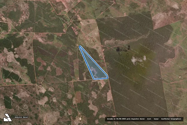 Imagem de satélite de PA FAZENDA  ALEGRE ? LOTE 30 - PARTE I em Flores de Goiás - GO