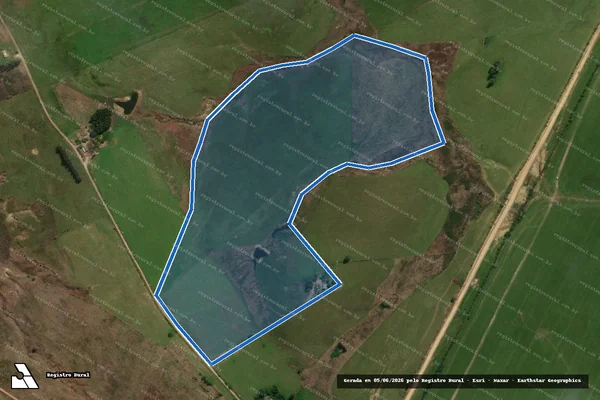 Imagem de satélite de PA União pela Terra / Lote 20 - Lote 20 em São Gabriel - RS