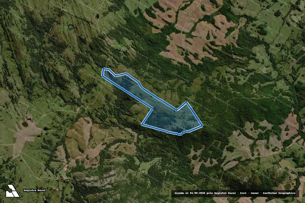Imagem de satélite de FAZENDA DO MADRUGAS - AREA-GEO em Piratini - RS