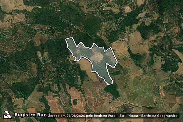Imagem de satélite de Fazenda Cachoeirinha - Parte 2 em Cabo Verde - MG