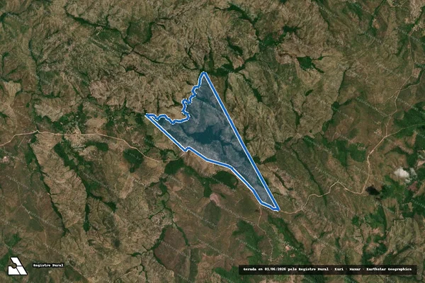 Imagem de satélite de FAZENDA VEREDA DO ANIQUIM - PARTE DEN. FAZENDA RANCHO ALEGRE - PARTE 1 em Cavalcante - GO