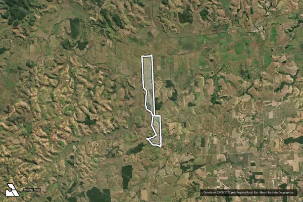 Imagem de satélite de Fazenda Triunfo I - Parcela 1 em São Francisco de Itabapoana - RJ
