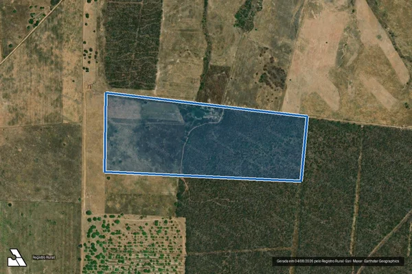 Imagem de satélite de SITIO BOA VISTA - LOTE 5 em Tabuleiro do Norte - CE