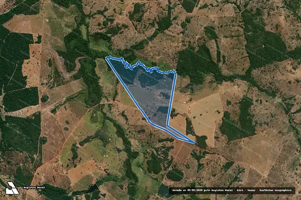 Imagem de satélite de FAZENDA SAO JOSE DAS ALMAS - Parte 1 em Faina - GO
