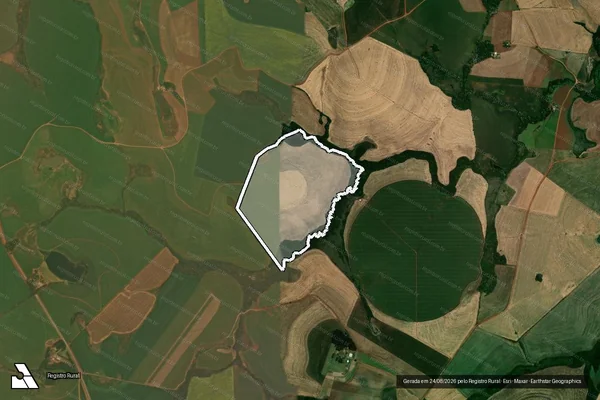 Imagem de satélite de Quinhão n. 10-B - Parcela 1 em Carazinho - RS