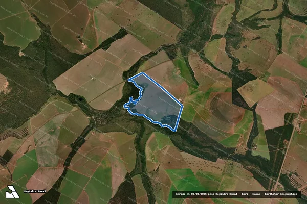 Imagem de satélite de Fazenda Nossa Senhora da Guia em Rondonópolis - MT