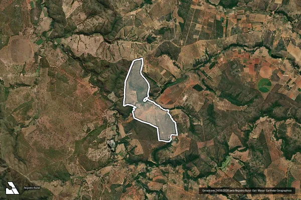 Imagem de satélite de Fazenda Guará e Ponta Linda - Fazenda Guará e Fazenda Ponta Linda em Jequitibá - MG