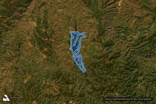 Imagem de satélite de Fazenda Forquilha Gleba A7 - Gleba A7-A em Minas Novas - MG