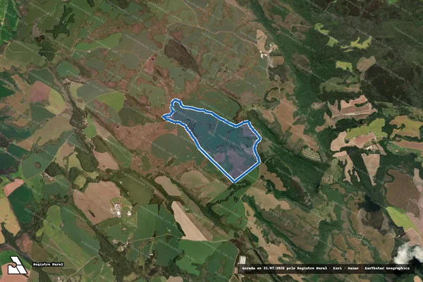 Imagem de satélite de Capão Limpo - Fazenda Campo Limpo - Matrícula 27258 em Carambeí - PR