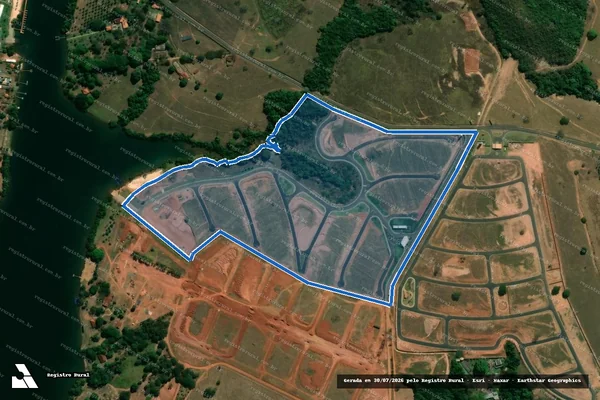 Imagem de satélite de Fazenda Sinderela Rancho - Parcela 02 em Sacramento - MG